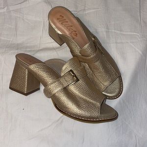 Mileto Stone gold heel